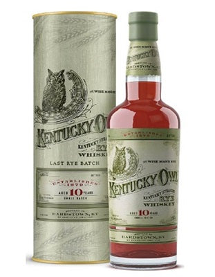Kentucky Owl 10 Year Old Straight Rye Whiskey Last Batch 750ml