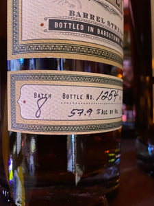 Old Carter Barrel Strength Batch 8 Straight Rye Whiskey 750ml