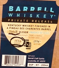 Load image into Gallery viewer, Barrell Craft Spirits Private Release Finished In Pineau Des Charentes Barrel #BH48 Cask Strength Blended Whiskey 750ml
