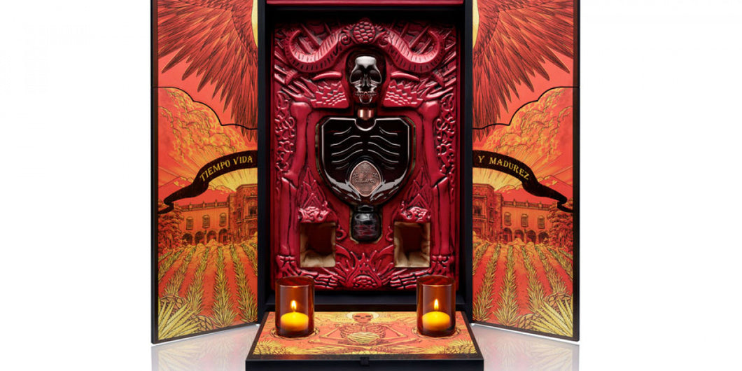 Patron X Guillermo del Toro Extra Anejo Tequila Set 750ml