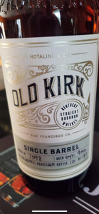 Old Kirk Single Barrel Number #8249 Kentucky Straight Bourbon Whiskey 750ml