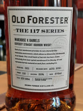 Load image into Gallery viewer, Old Forester The 117 Series Warehouse K Barrels Kentucky Straight Bourbon Whisky 375ml
