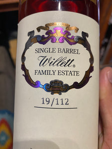 Willett 9 Year Old Family Estate Single Barrel Bourbon Whiskey 750ml