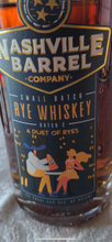 Load image into Gallery viewer, Nashville Barrel Company Small Batch Rye 750ml
