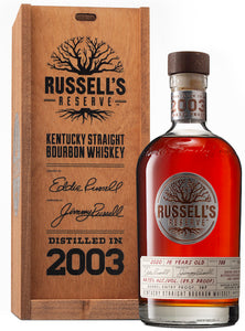 RUSSELL’S RESERVE DISTILLED IN 2003