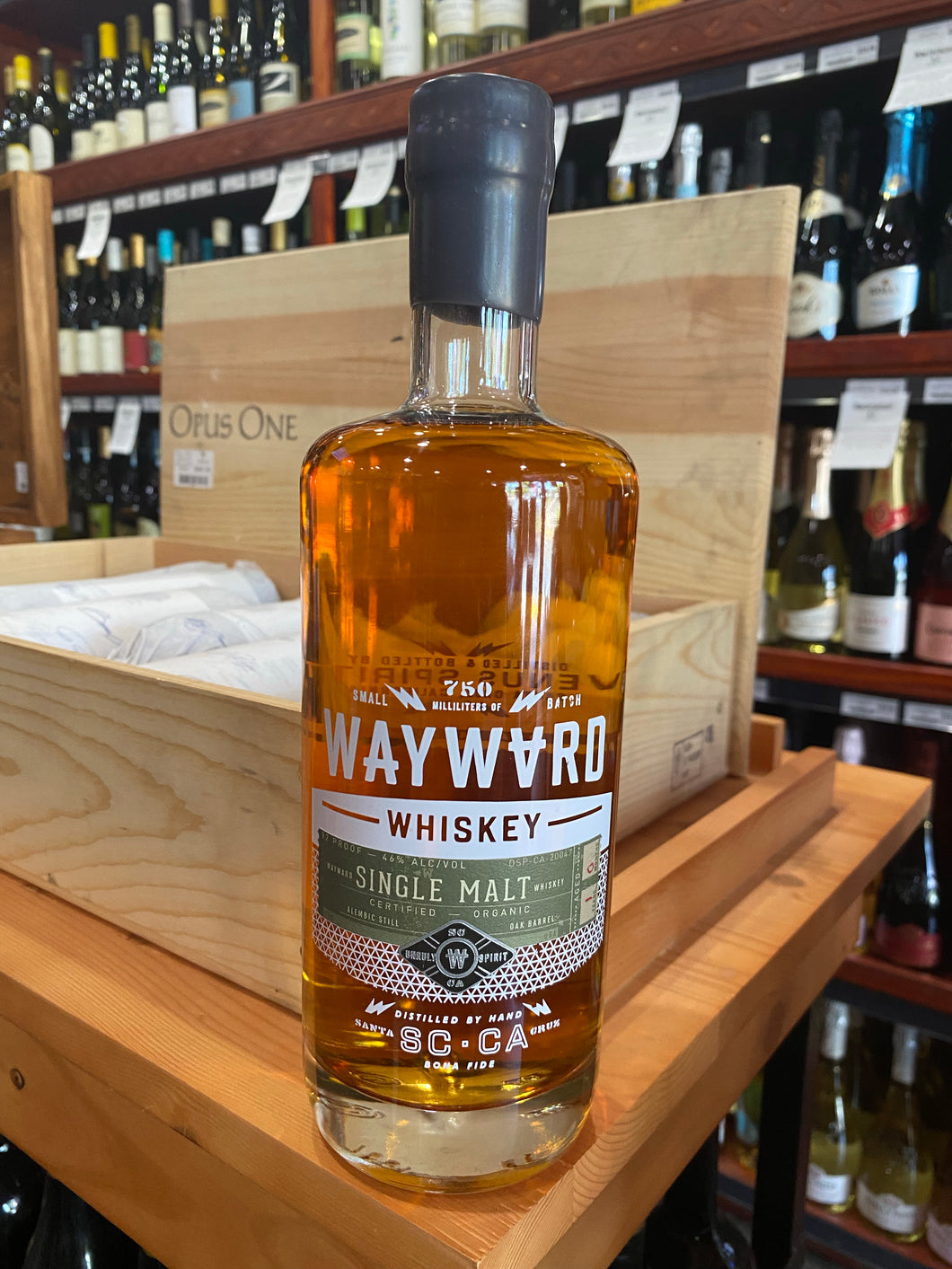 Wayward single malt Whiskey 750ml