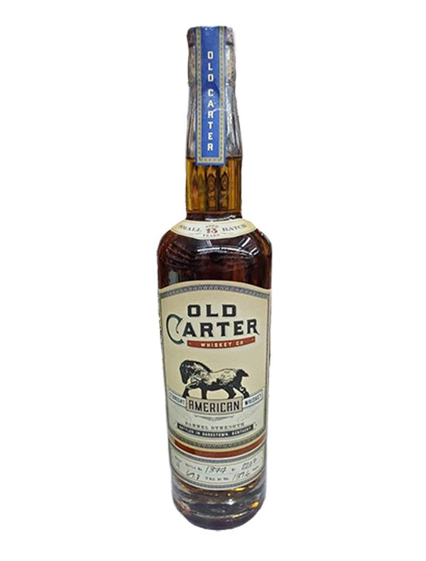 OLD CARTER SMALL BATCH 13 YEAR STRAIGHT WHISKEY BATCH 5