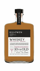 Killowen Bonded Experimental Series Pinot Noir Burgundy Cask 10 Year Old Blended Irish Whiskey 375ml