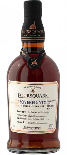 Foursquare Mark XIX Sovereignty 14 Year Old Single Blended Rum