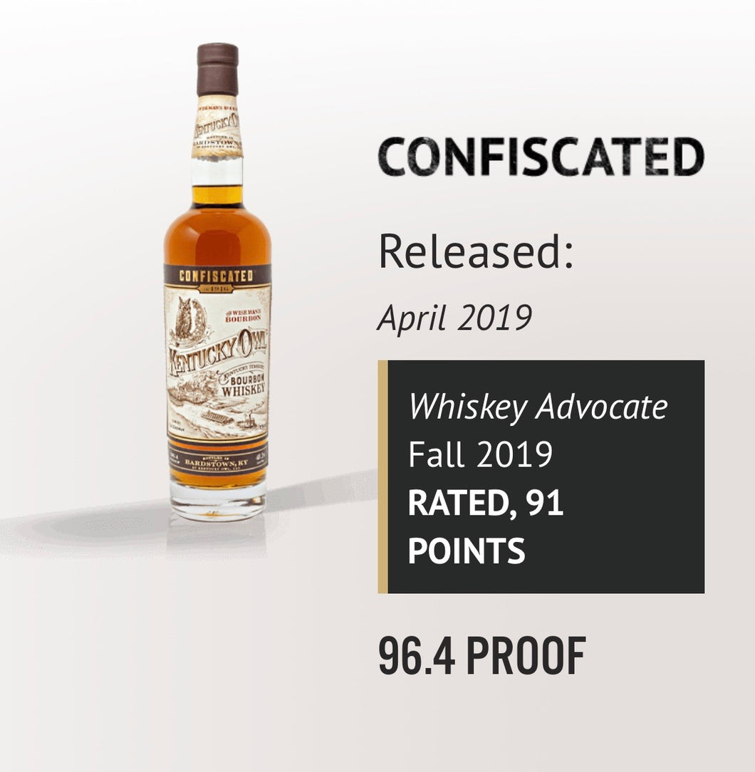 KENTUCKY OWL CONFICATED 750ML