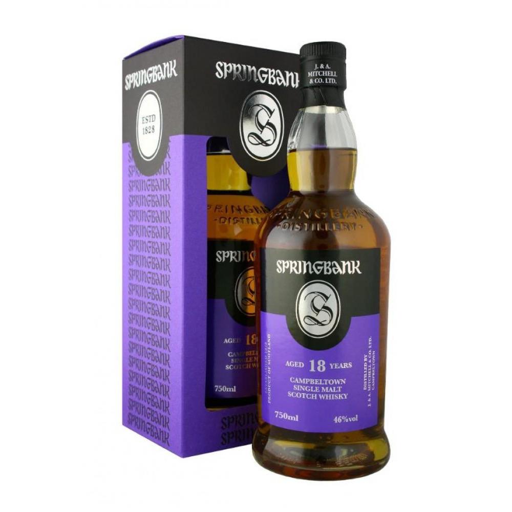 Springbank 18 Year Old Single Malt Scotch Whisky 750ml