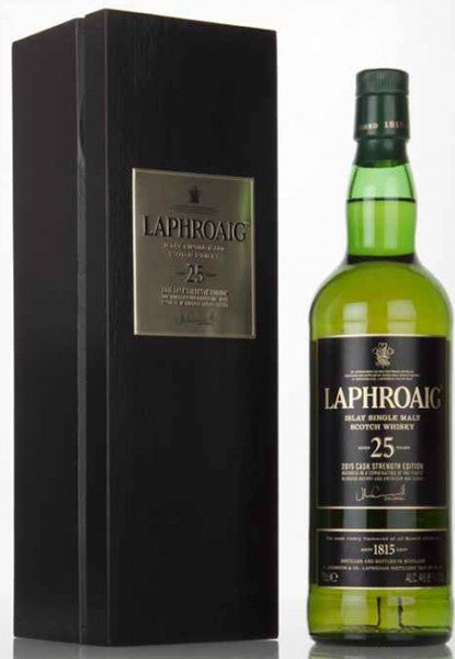 2015 Laphroaig Cask Strength 25 Year Old Single Malt Scotch Whisky 750ml