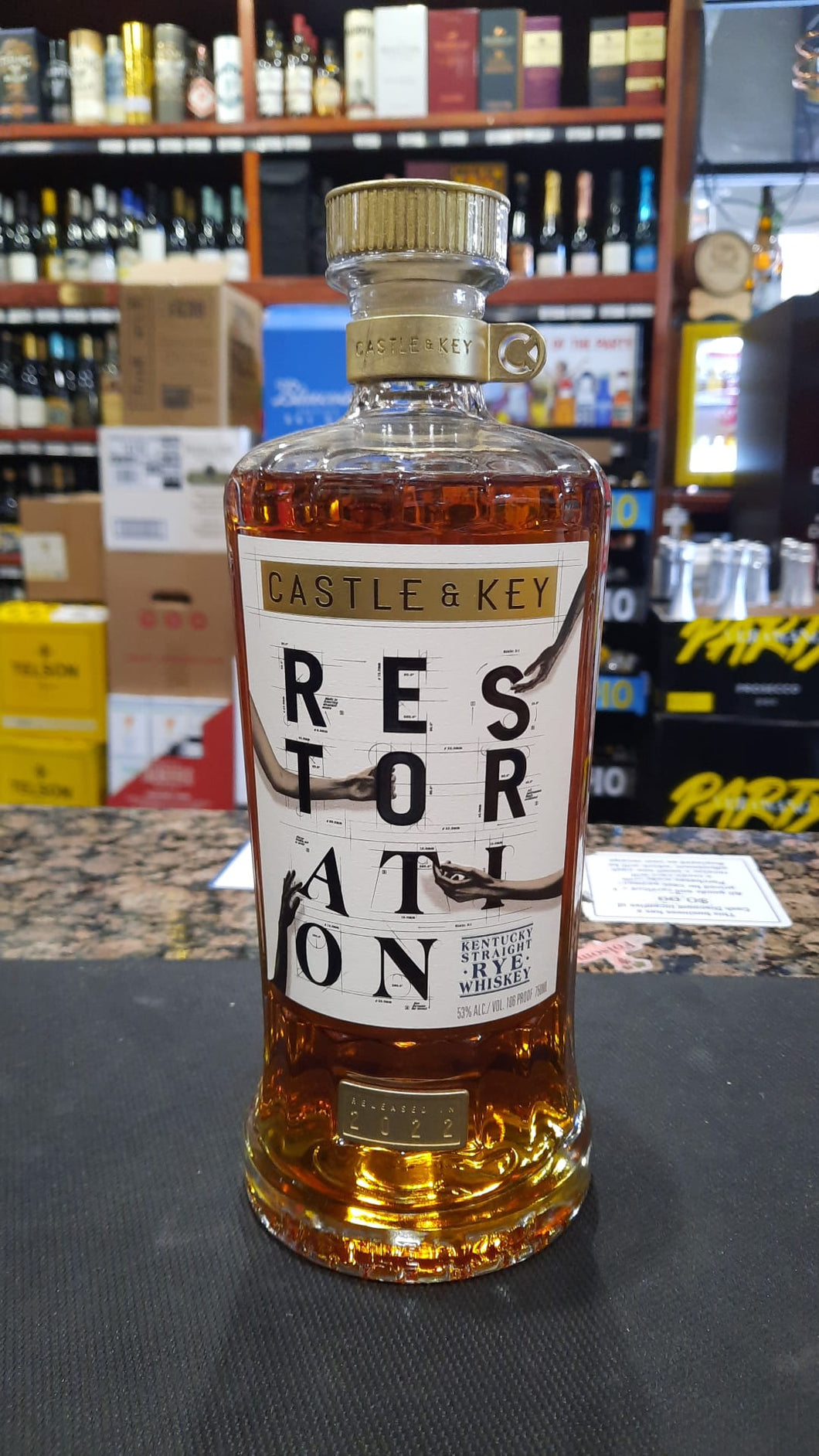 Castle & Key Restoration Kentucky Rye Whiskey 750ml