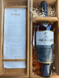 THE MACALLAN TRIPLE CASK MATURED FINE OAK 21 YEAR 750ML