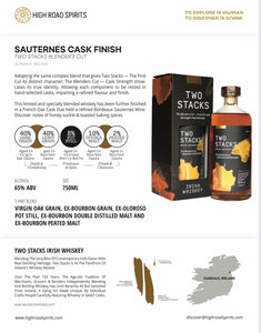 Two Stacks The Blenders Cut Sauternes Cask Strength Irish Whiskey 750ml