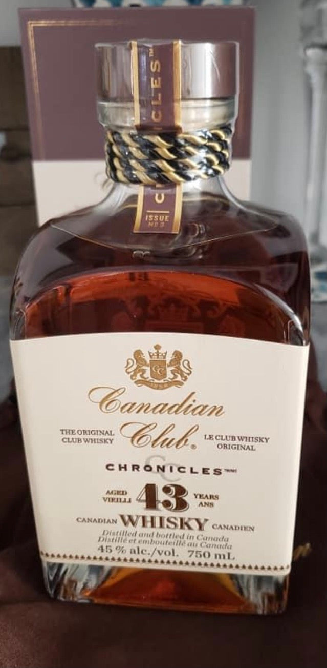 Canadian Club Canadian Whisky Chronicles 42 Yr 90 750 ML – CPD Wine and  Liquor