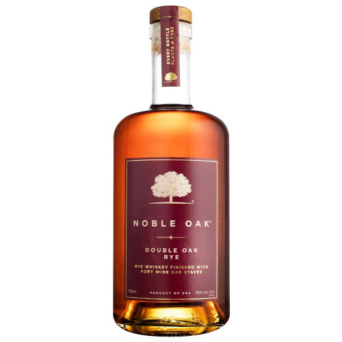 Noble Oak Double Oak Rye Whiskey 750ml