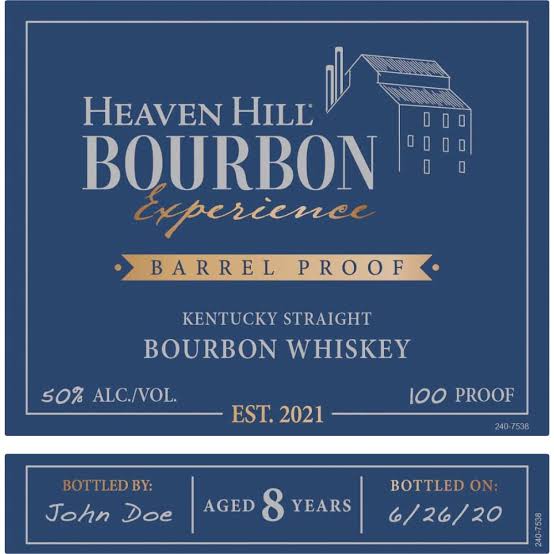 Heaven Hill Bourbon Experience 8 Year Old Barrel Proof Whiskey 750ml