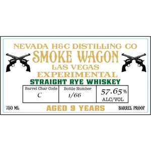 Smoke Wagon Experimental 9 Year Old Straight Rye Whiskey 750ml