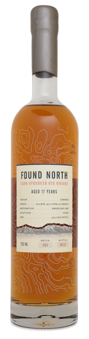 Found North Batch 003 17 Year Old Cask Strength Rye Whisky