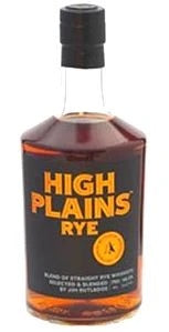J. W. Rutledge High Plains Straight Rye Whiskey 750ml