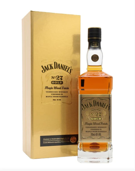 特別セーフ Gold 27 No Daniel's Jack Maple 750ml Whiskey Finish Wood ウイスキー