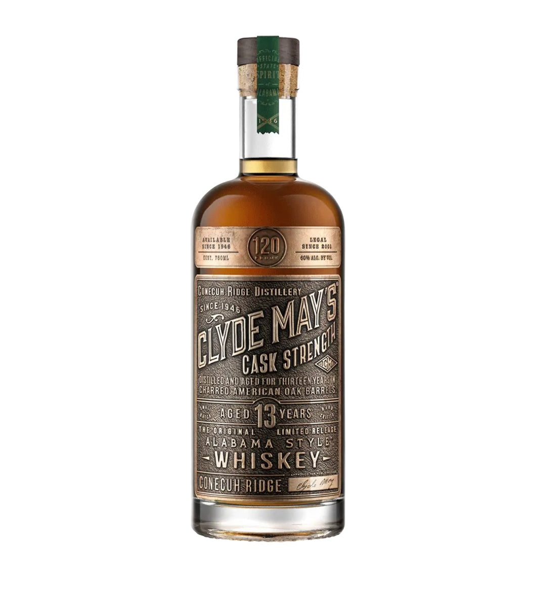 Clyde May's Limited Release Cask Strength 13 Year Old Bourbon Whiskey 750ml