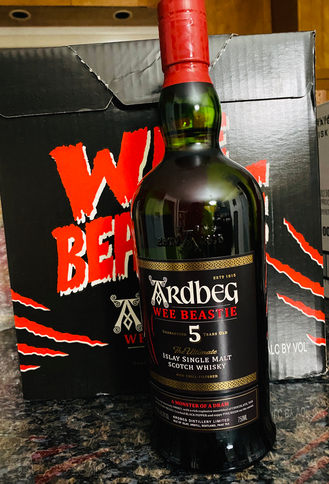 Ardbeg Wee Beastie 5 Year Old Single Malt Scotch Whisky 750ml