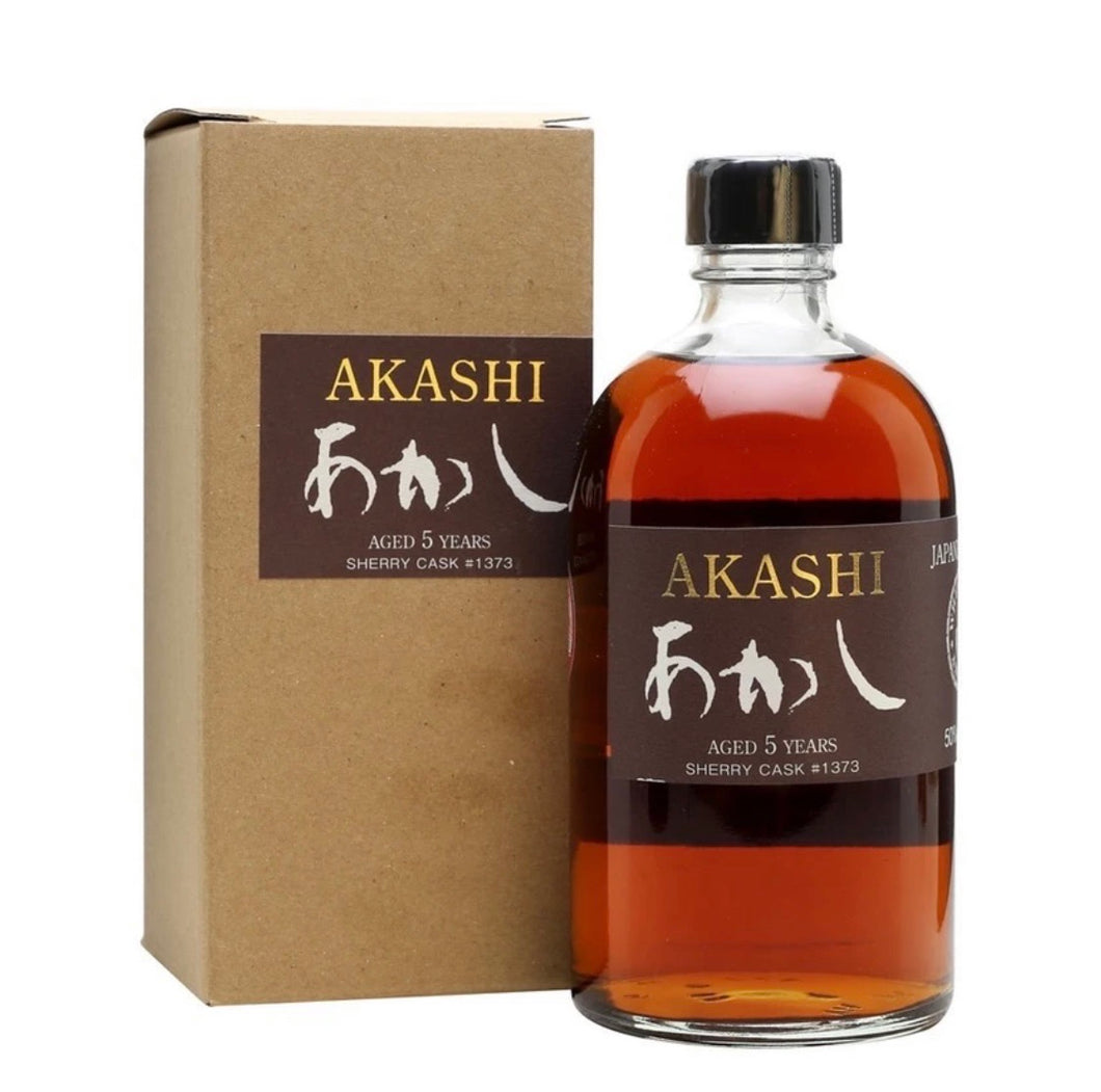 White Oak Akashi Aged 5 Years Sherry Cask Single Malt Whisky 750ml
