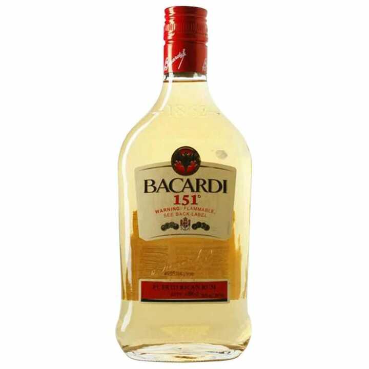 Bacardi 151 Rum 200ml Puerto Rican
