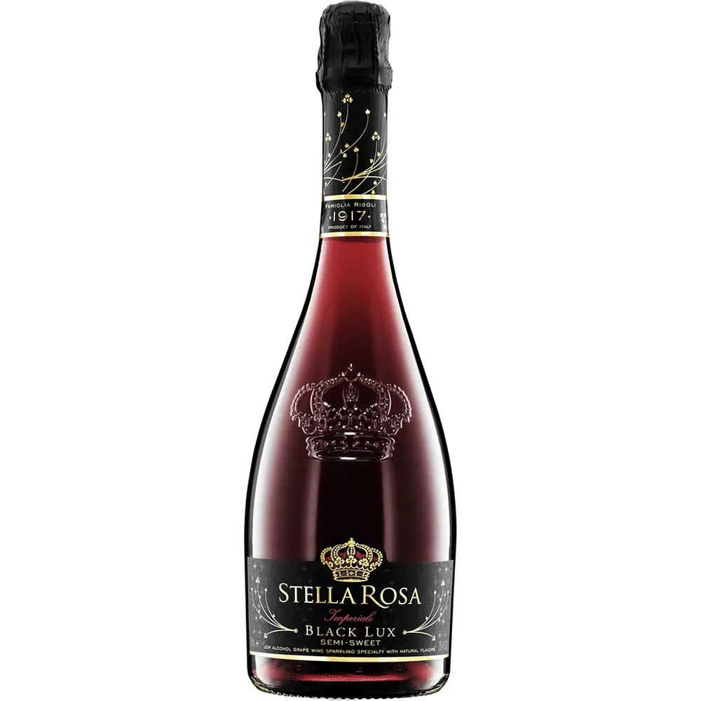 Stella Rosa Imperiale Black Lux Semi Sweet Italian Sparkling Wine 750ml