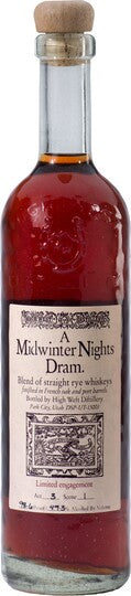 High West A Midwinter Night Dram Straight Rye Whiskey Act #9 Scene #2