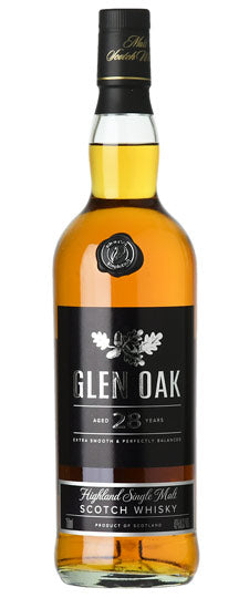 Glen Oak 28 Year Old Single Malt Scotch Whisky 750ml