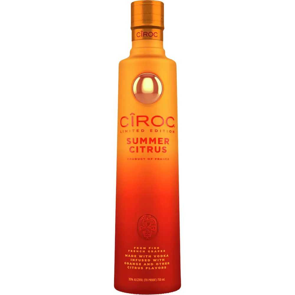 送料込み♡CÎROC シロック 限定味 SUMMER CITRUSウオッカ Ciroc Limited Edition Summer Citrus Orange and Citrus