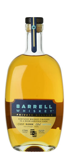 Barrell Craft Spirits Private Release Finished In Rhum Agricole Cask #CH12 Cask Strength Blended Whiskey 750ml