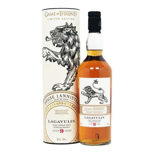 Lagavulin Game Of Thrones House Lannister 9 Year Old Single Malt Scotch Whisky 750ml
