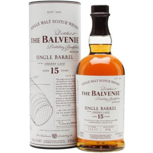 Balvenie Single Barrel Sherry Cask 15 Year Old Single Malt Scotch Whisky