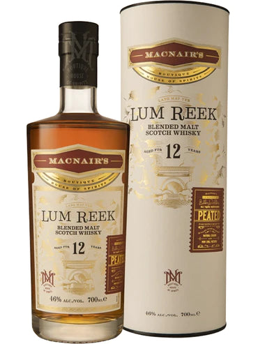 MacNair's Lum Reek Peated 12 Year Old Blended Malt Scotch Whisky 700ml