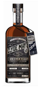 Clyde May's Single Barrel 5 Year Old Straight Bourbon Whiskey 750ml