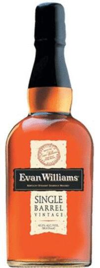 2013 Evan Williams Single Barrel Vintage Bourbon Whiskey 750ml