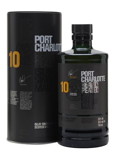 Bruichladdich Port Charlotte Heavily Peated 10 Year Old Single Malt Scotch Whisky 750ml