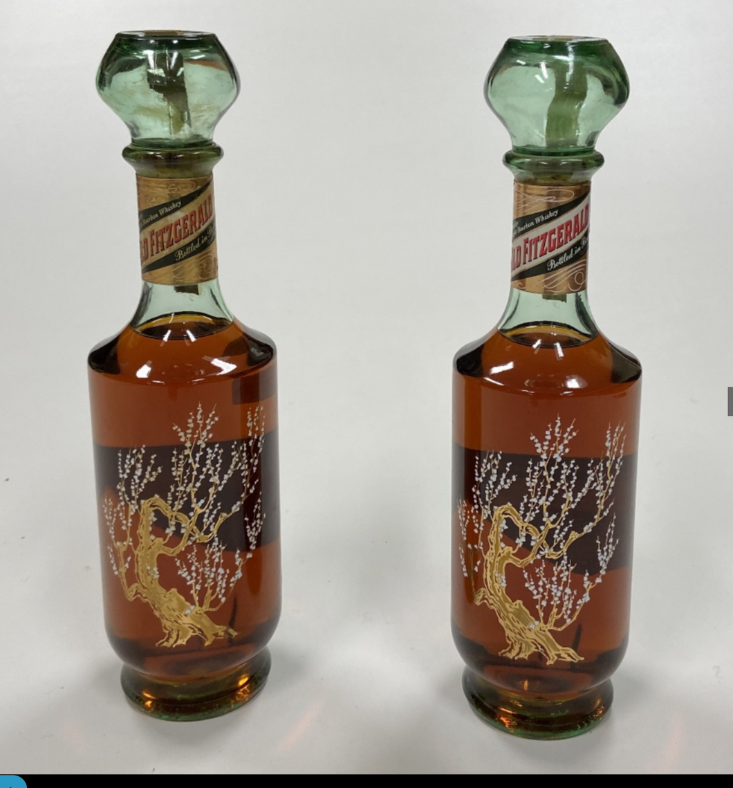 Old  Fitzgerald Tree of Life (matching pair) c1958 Stitzel-Weller